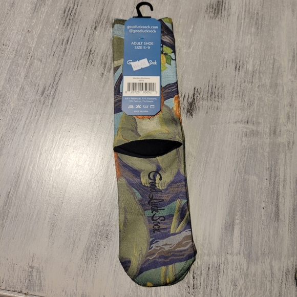 2/$15 Monkey Business Active Fit Crew Socks - Picture 2 of 3